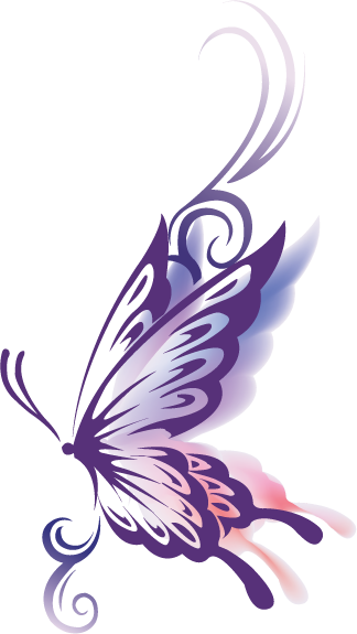 Le papillon violet… il voltige…